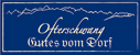 Ofterschwang - Gutes vom Dorf